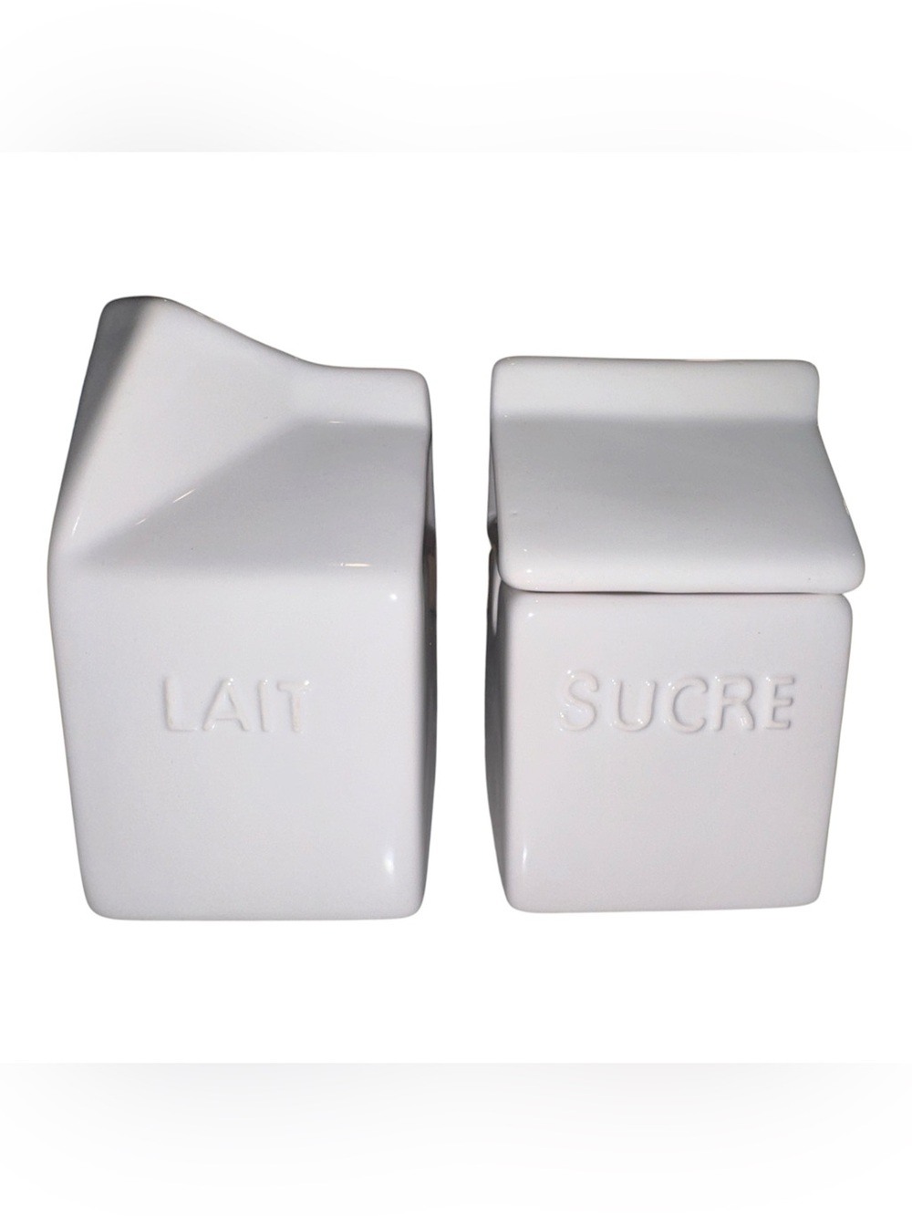 Avon white ceramic sugar and creamer set - Picture 2 of 7